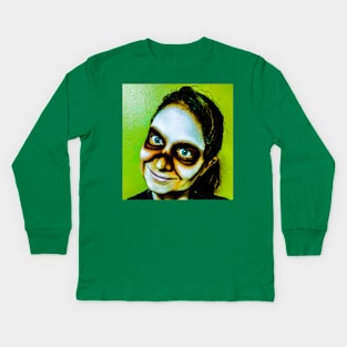 Ghoul Stare Kids Long Sleeve T-Shirt